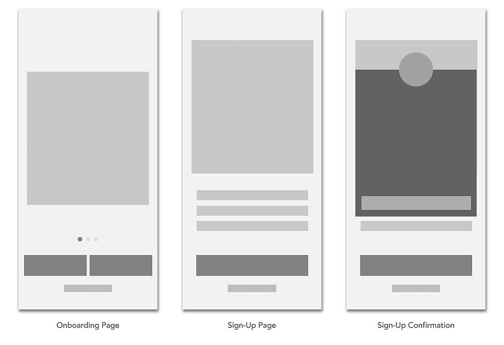 Ink Tank - Initial Wireframes 1