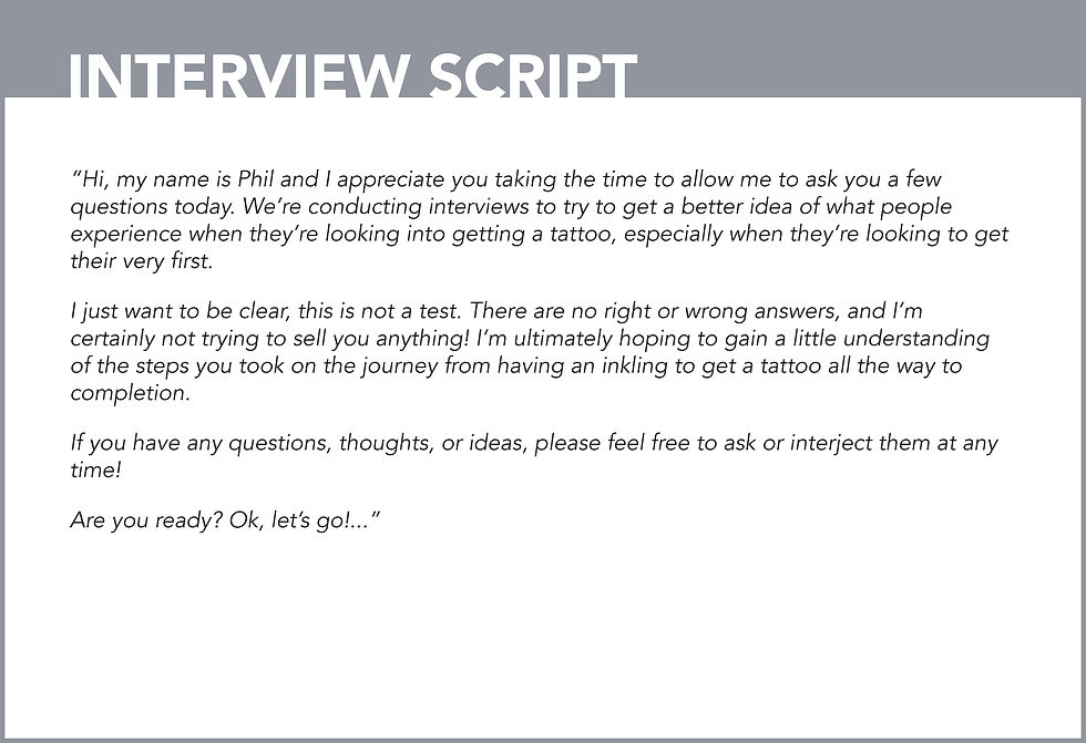 Interview Script