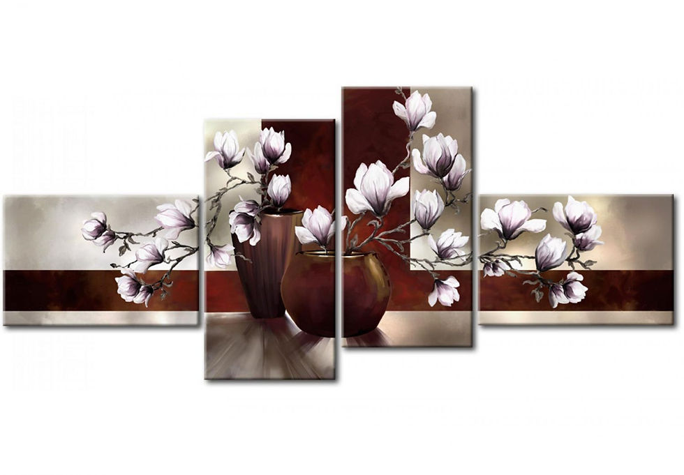 modulnaya-kartina-170-h-77-sm-magnolii-v-vazah-naturalnaya-zhivopis-na-holste