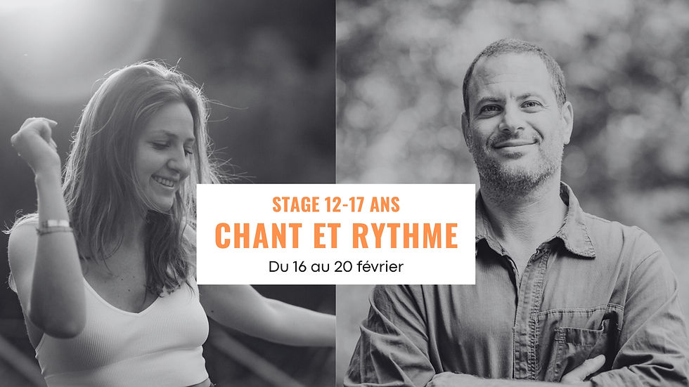 STAGE ADOS - CHANT & RYTHME