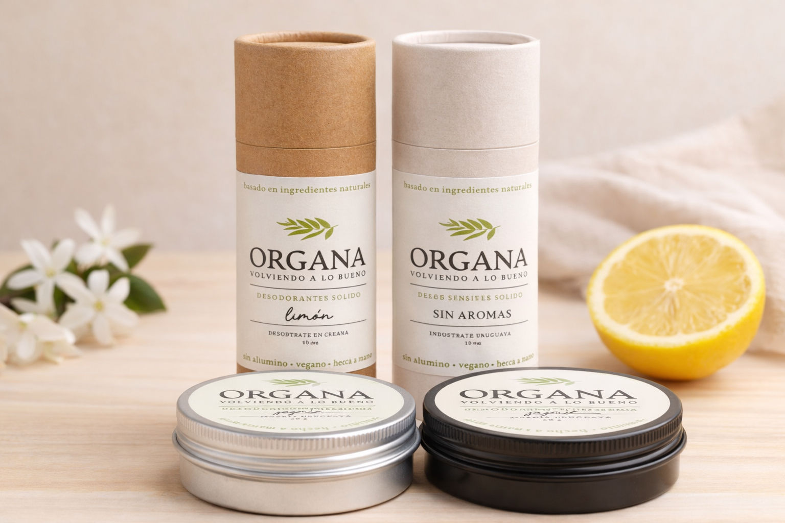 Desodorantes Naturales (en barra o lata)