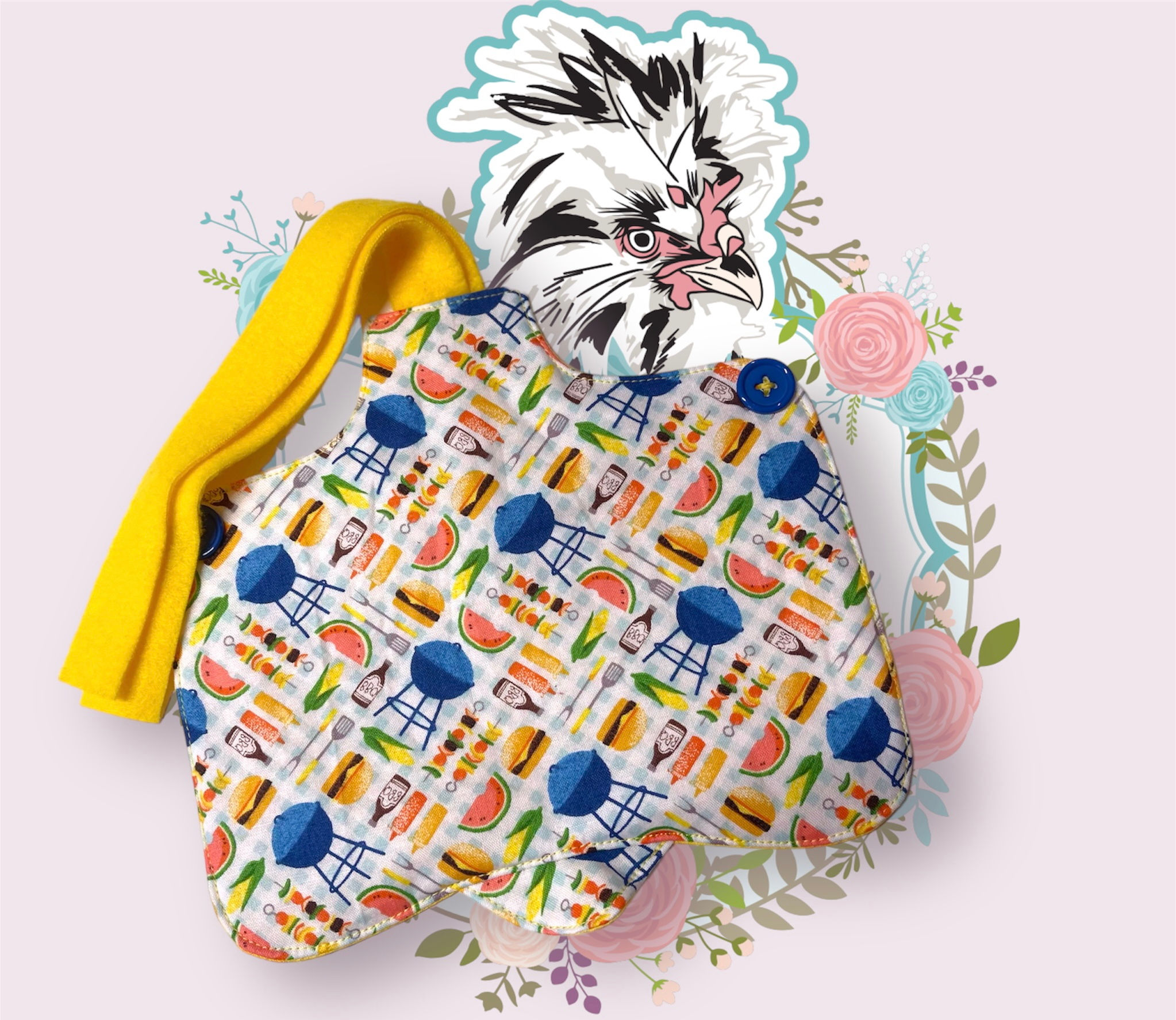 Backyard BBQ Standard Hen Saddle