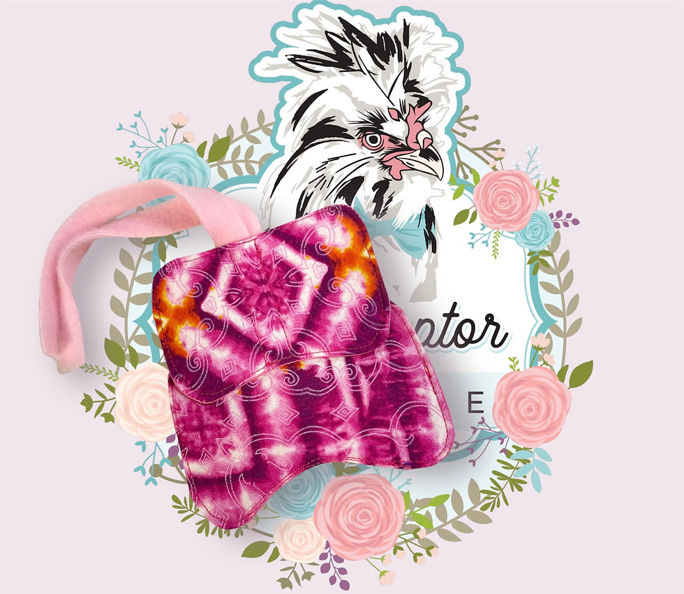 Tie-Dye Quail Saddle Oopsie