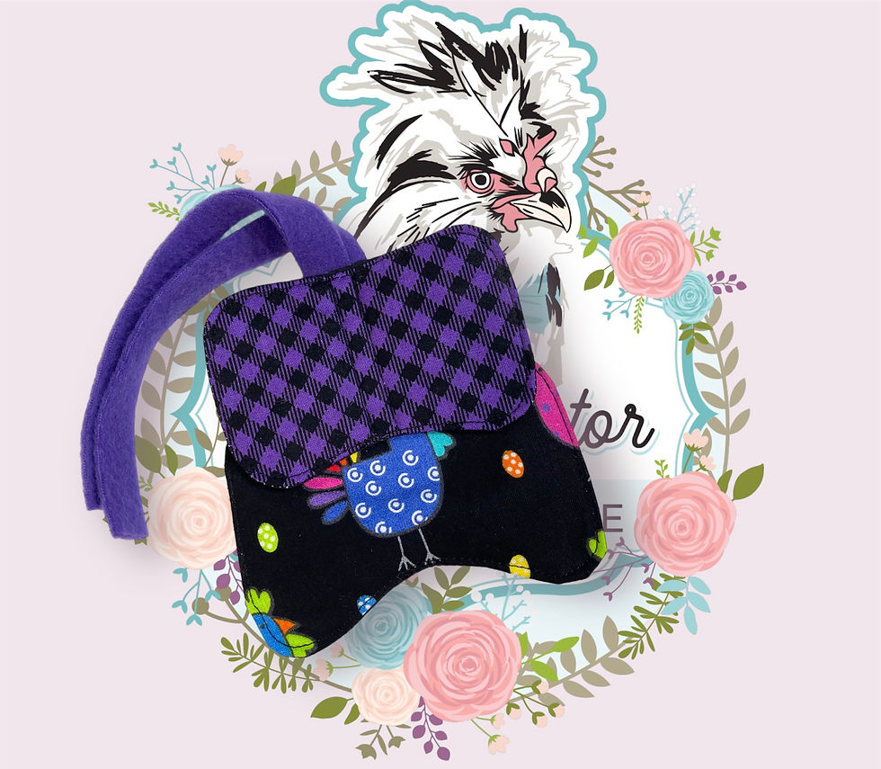 Rainbow Chicken Quail Saddle