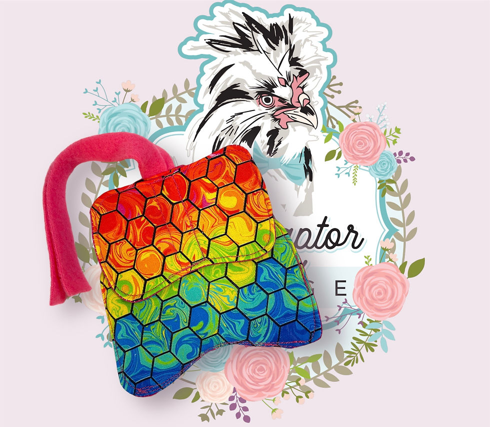 Ombre Octagon Quail Saddle Oopsie