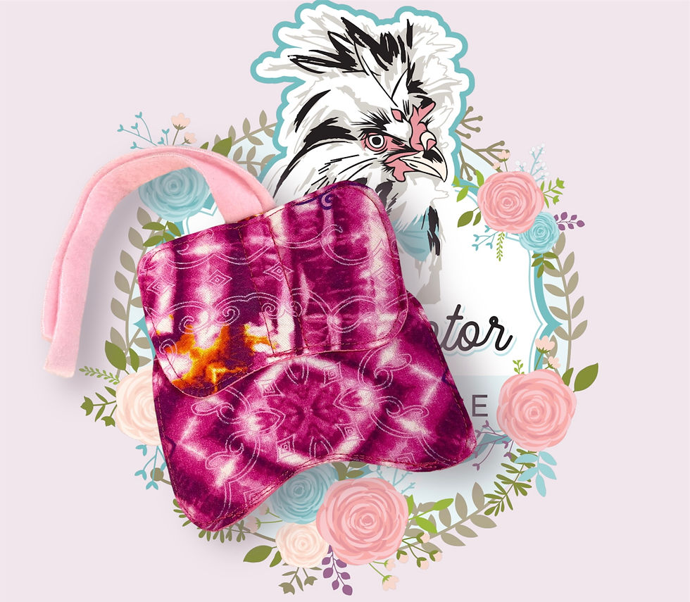 Tie-Dye Quail Saddle Oopsie