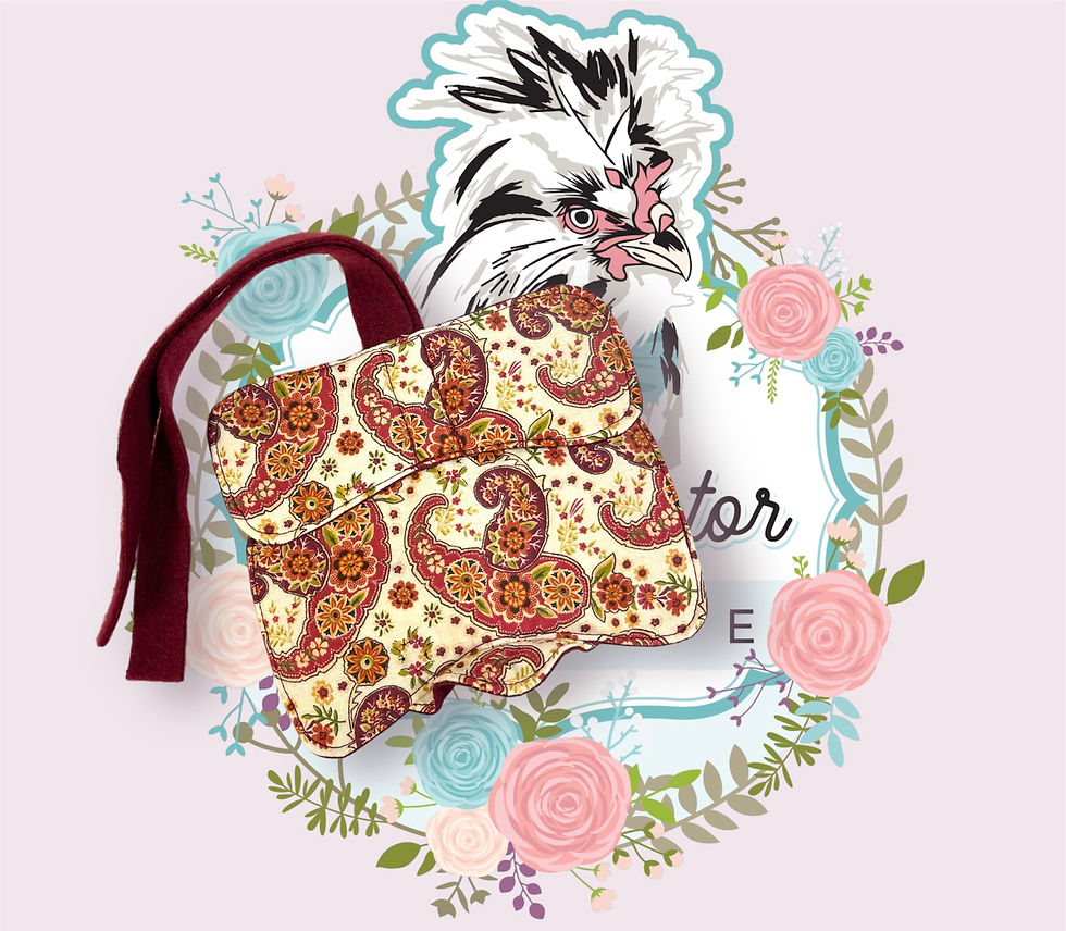 Paisley Bantam Hen Saddle