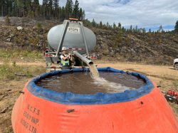 Filling Water Bladder