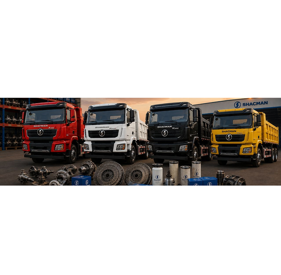 Shacman spare parts and truck service fleet