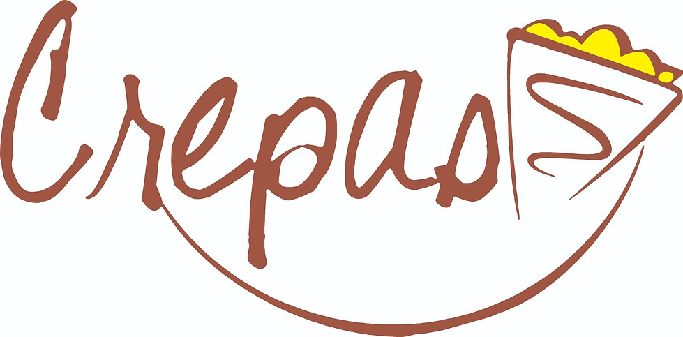 Logotipo de crepas el Fracc