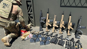 PRF apreende arsenal e toneladas de drogas na região da tríplice fronteira