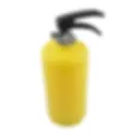 Alcancia Extintor Portátil Amarillo