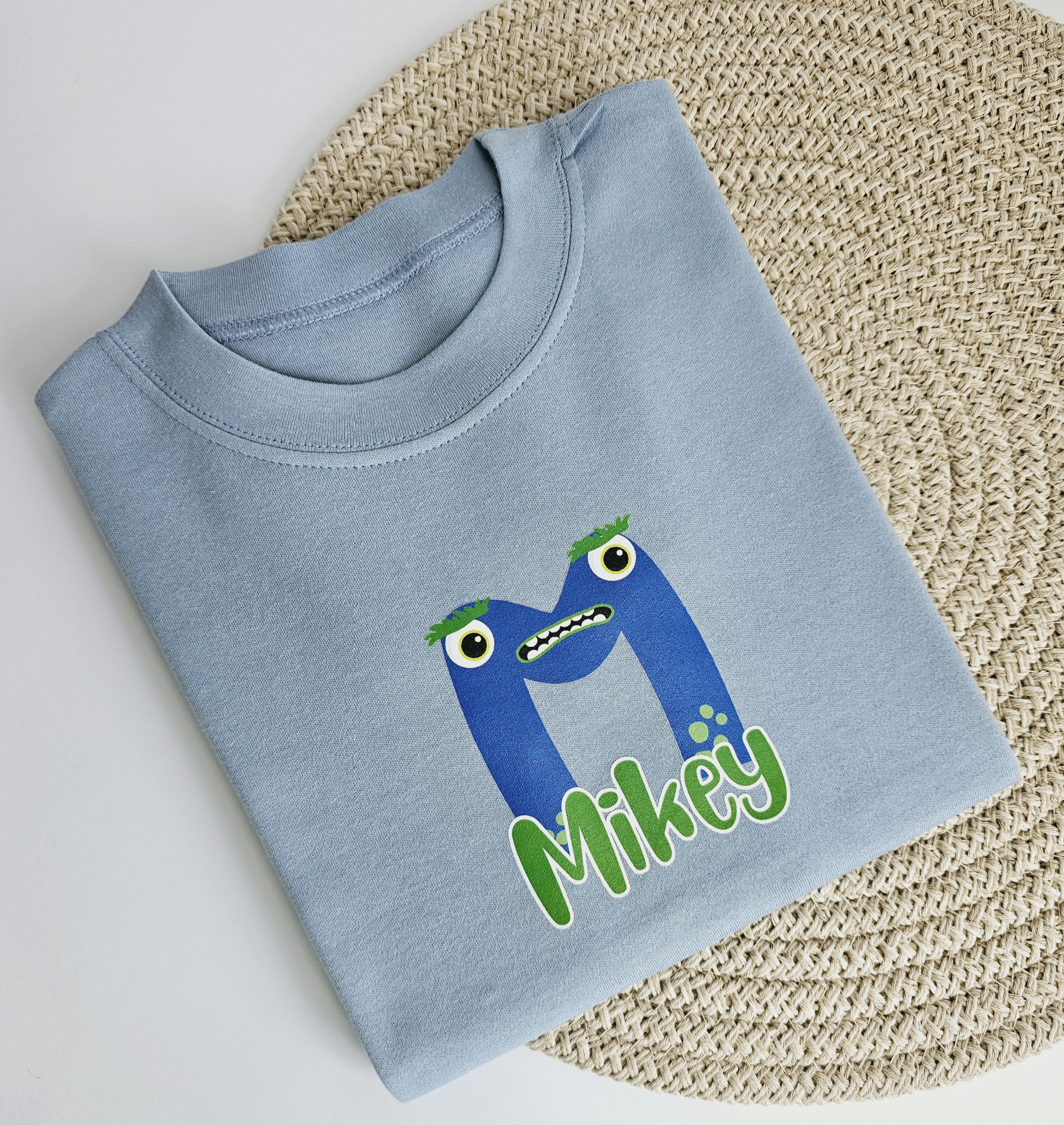  Personalised Monster Initial tee