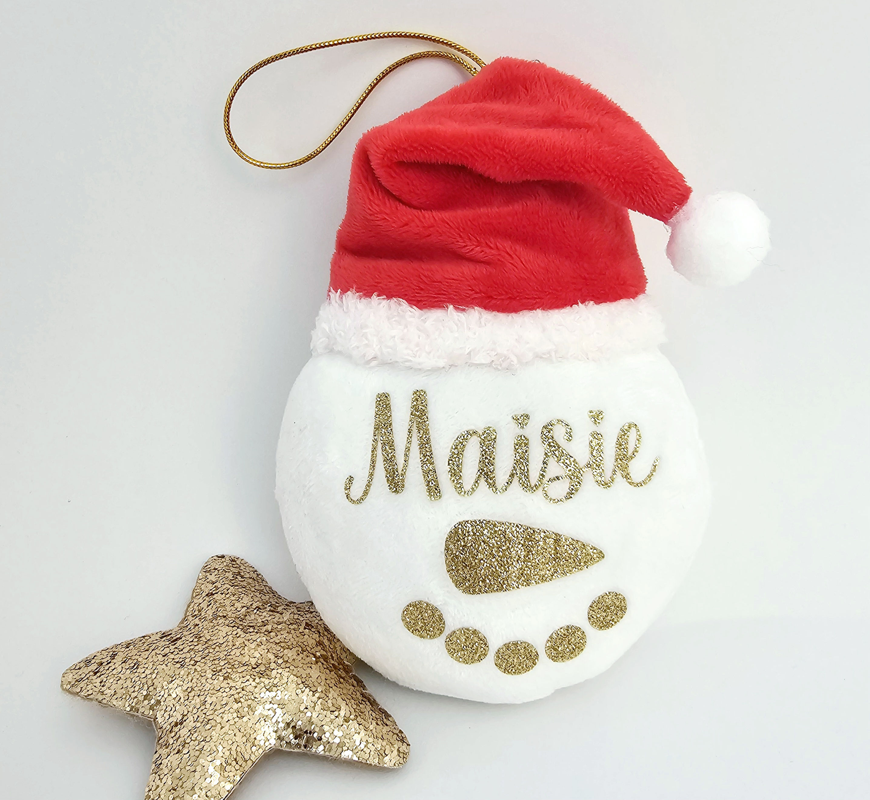 Personalised Christmas tree decoration
