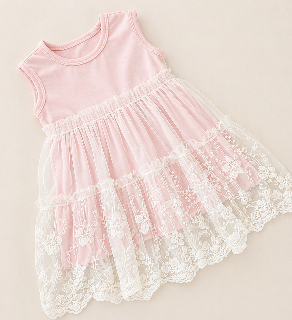 Pink Lace Dress