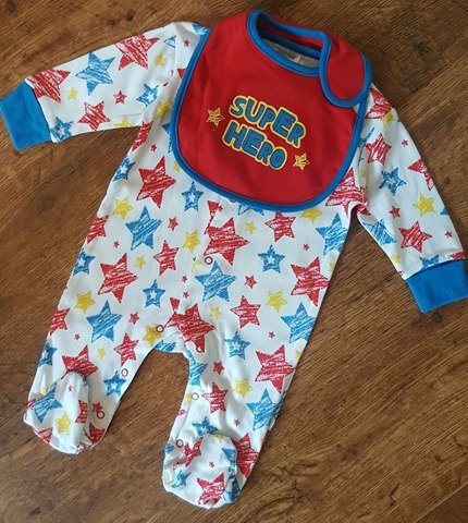 superhero sleepsuit