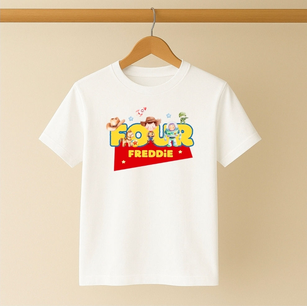 Personalised toy story Birthday Tee