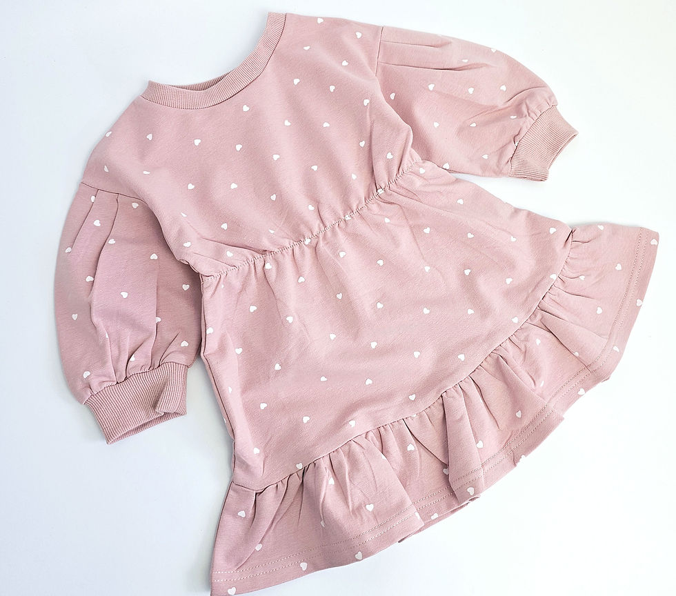 Thumbnail: Personalised heart print dress
