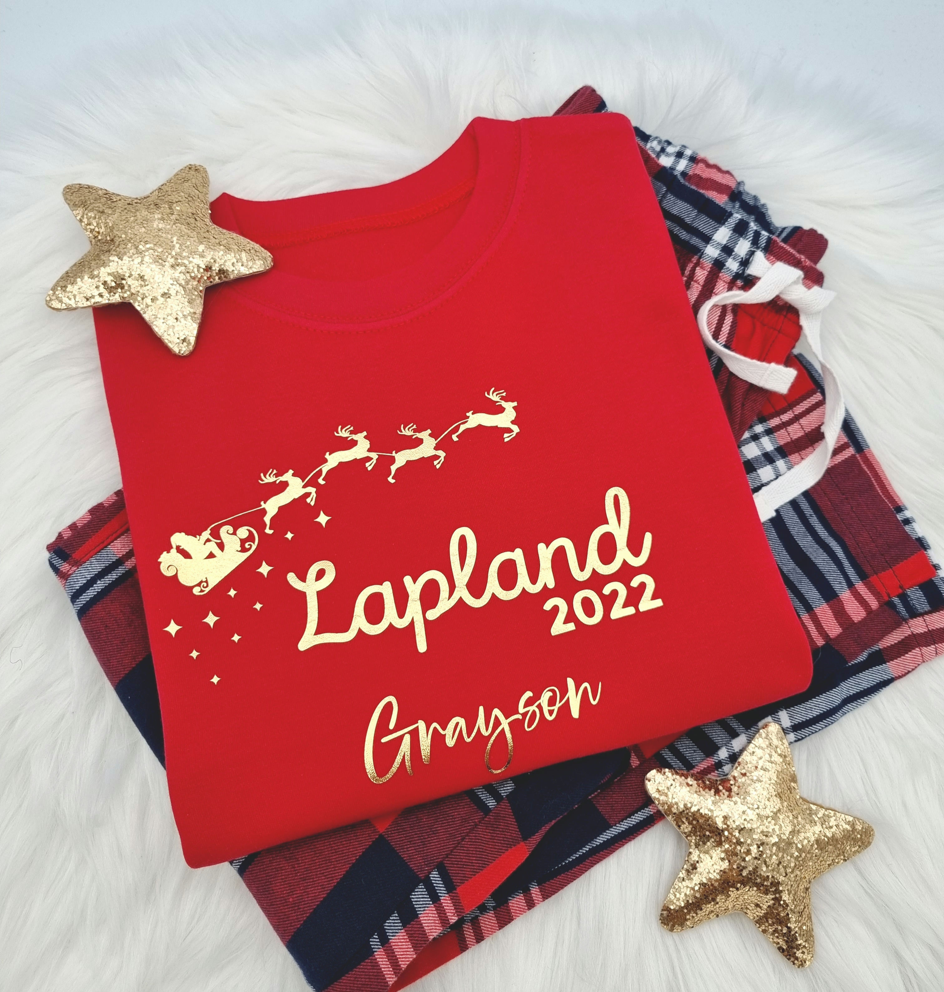 Ollie&Millie's Own - Personalised Lapland tee 2025