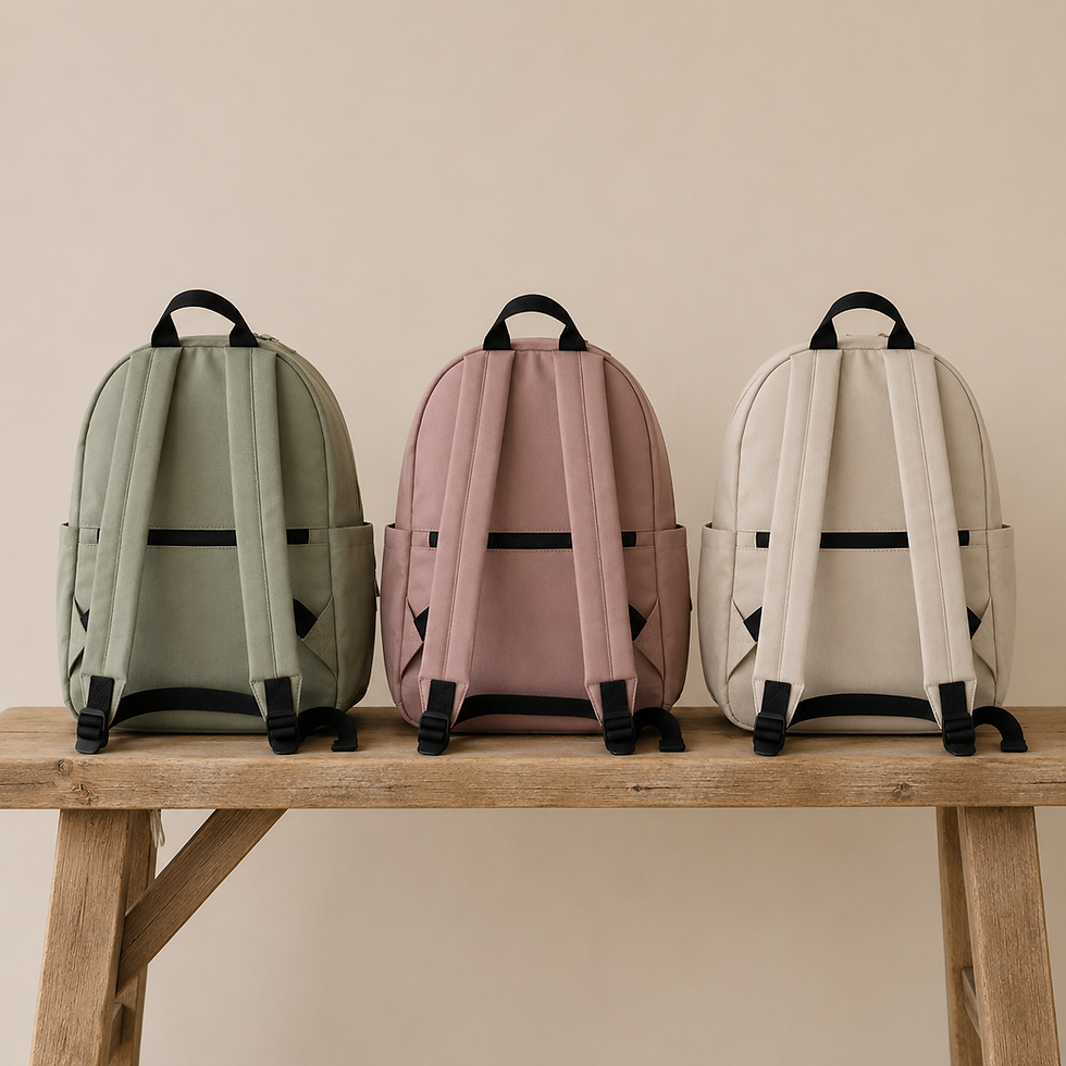 Thumbnail: Embroidered Personalised Backpack (6 colours)