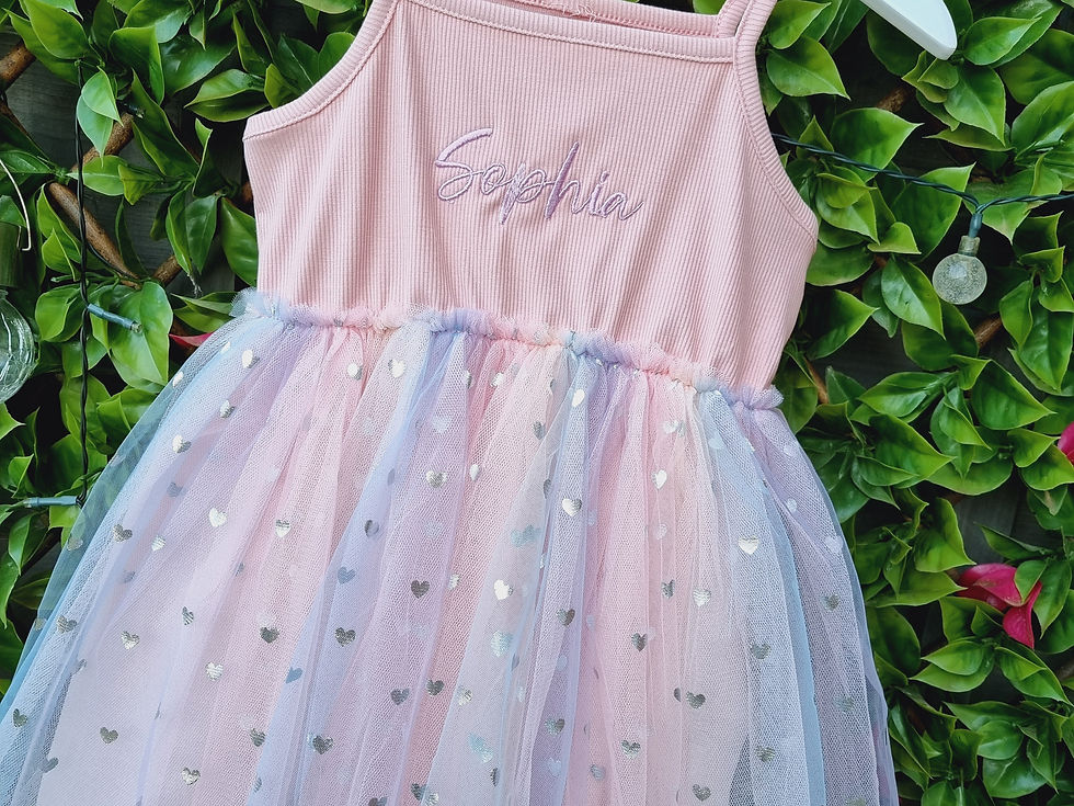 Thumbnail: Embroidered Rainbow Sun dress