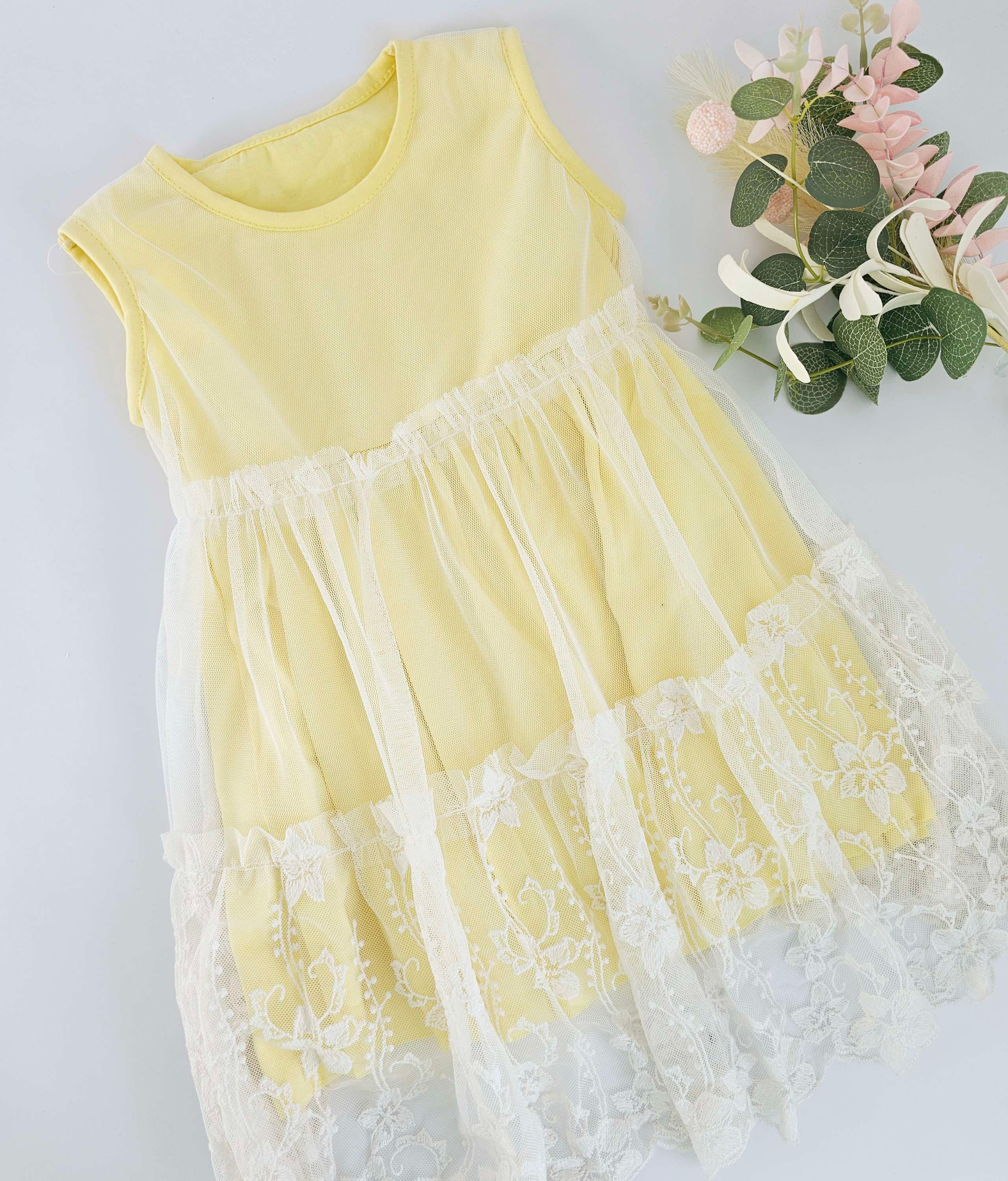 Yellow Lace Dress