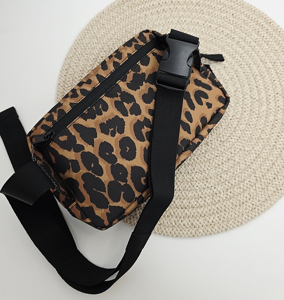 Thumbnail:  Embroidered Leopard cross bag