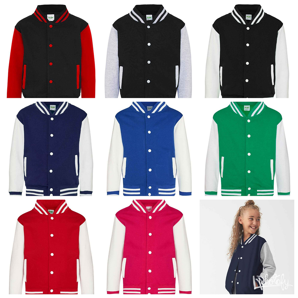 Thumbnail: Embroidered Personalised Varsity Jacket
