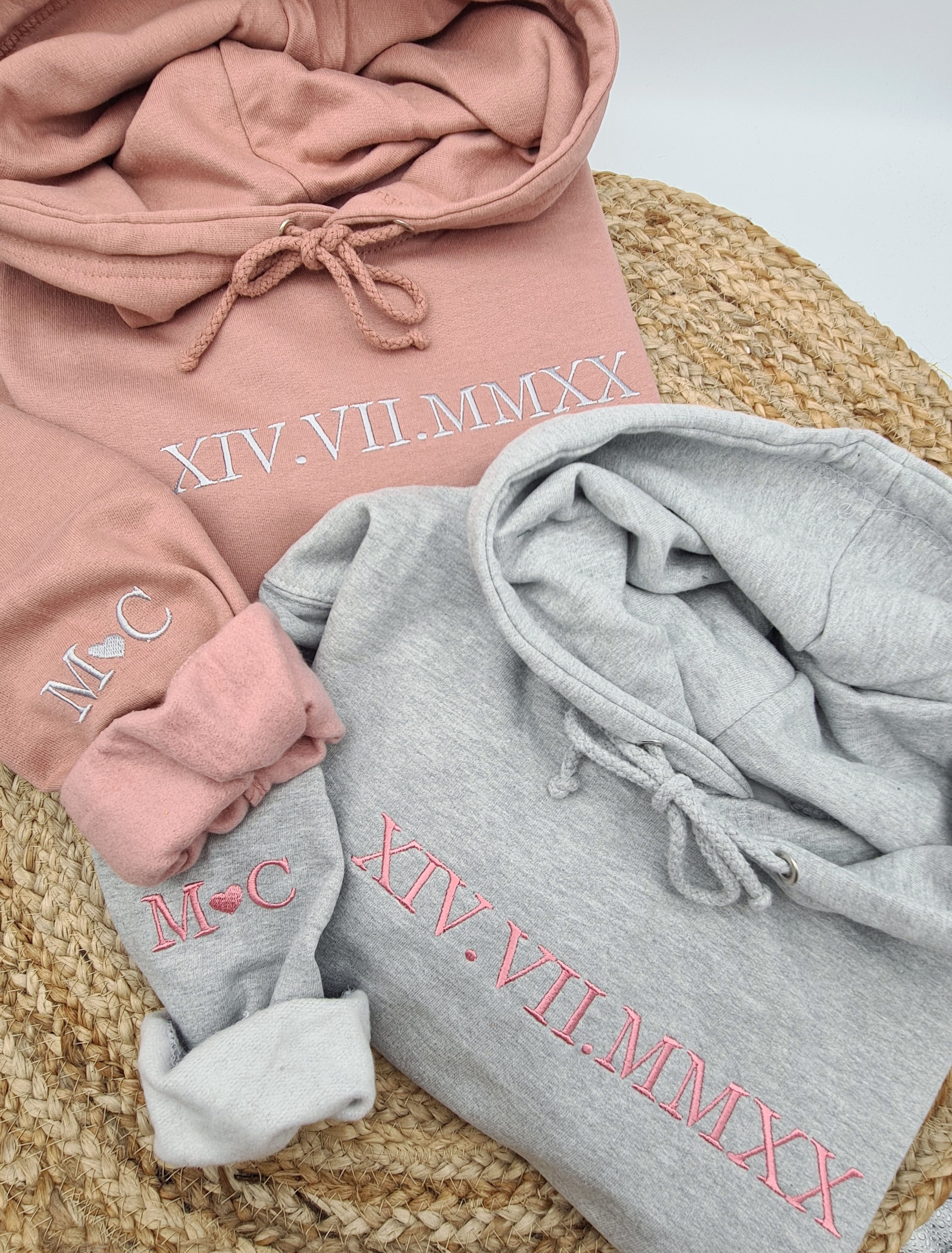 Ollie&Millie's Own - Embroidered roman numerals hoody