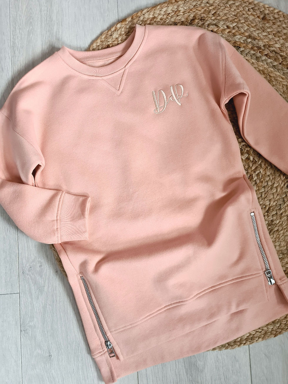 Thumbnail: Embroidered personalised jumper dress