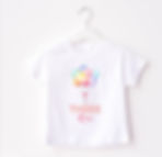 Personalised pastel balloon birthday tee