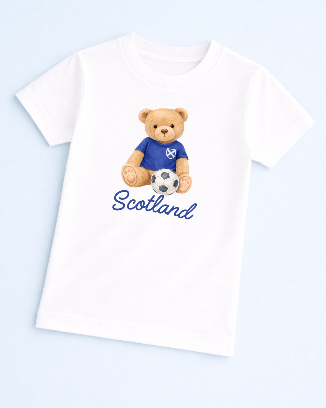  Personalised Scotland teddy Tee