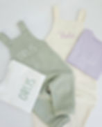 Personalised embroidered children's dungarees