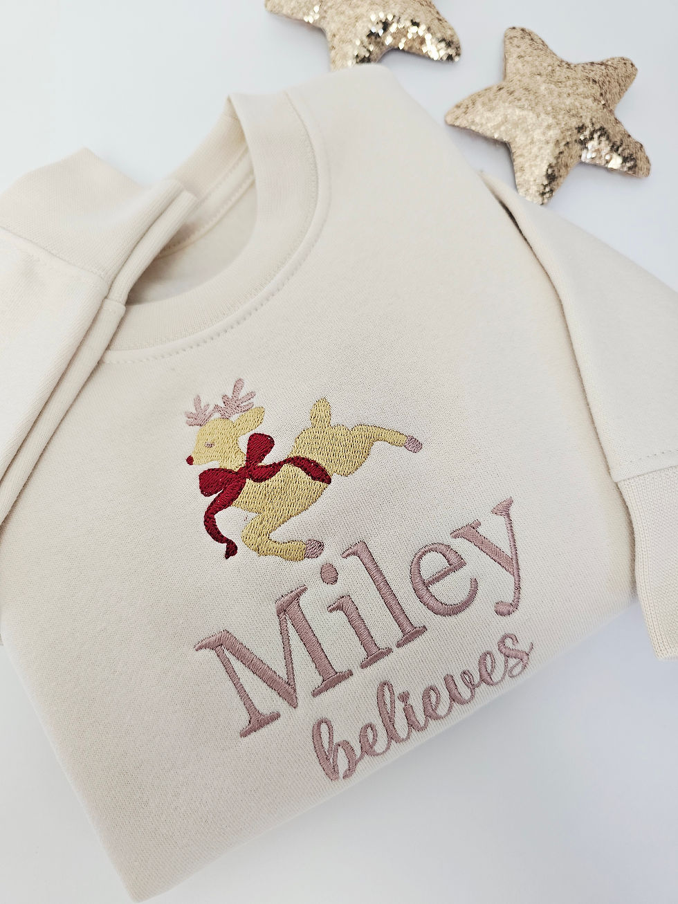 Thumbnail: Personalised believes Reindeer Sweater