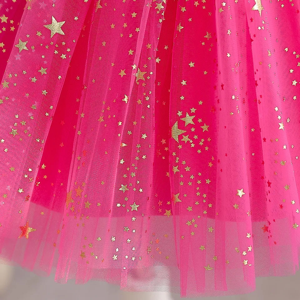 Thumbnail: Personalised pink star tutu dress