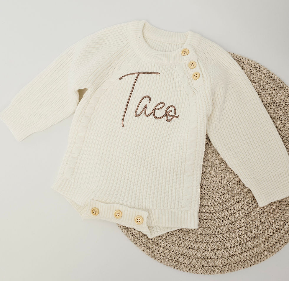 Thumbnail: Personalised Knitted Romper