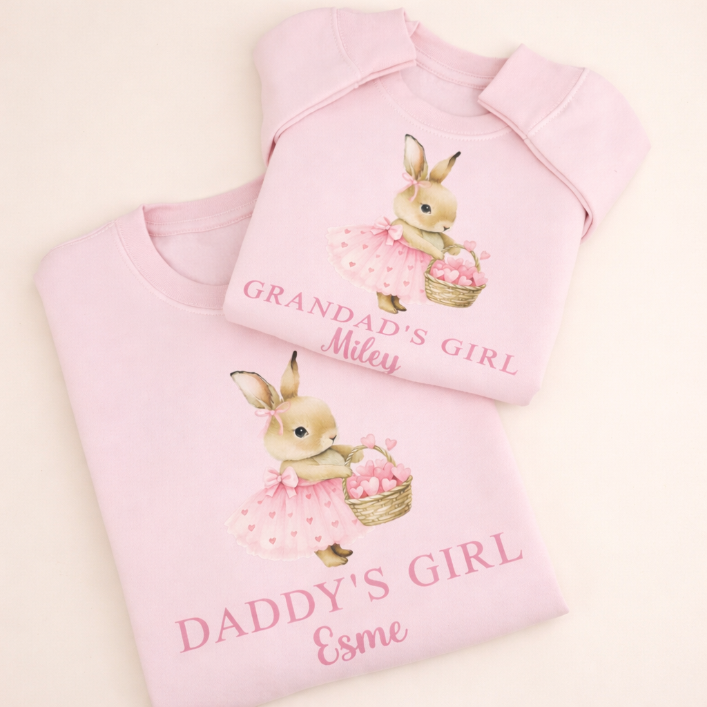 Daddy/Grandads Girl Bunny Sweater