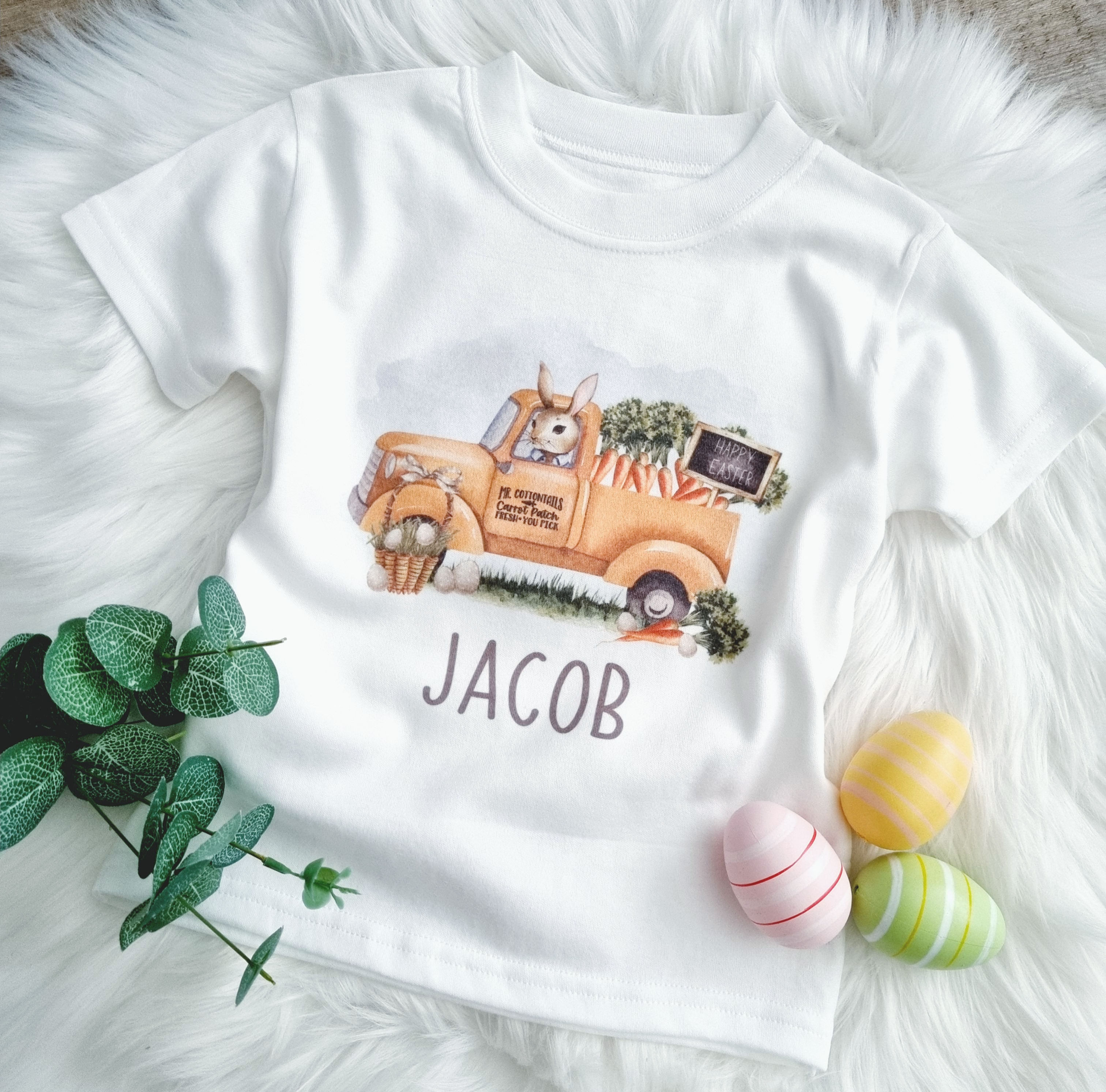   Personalised cottontail truck Tee