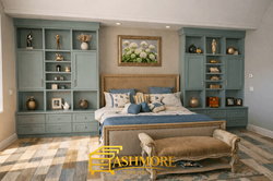 Custom Bedroom Built In Cabinets and Storage Wall | Vancouver BC