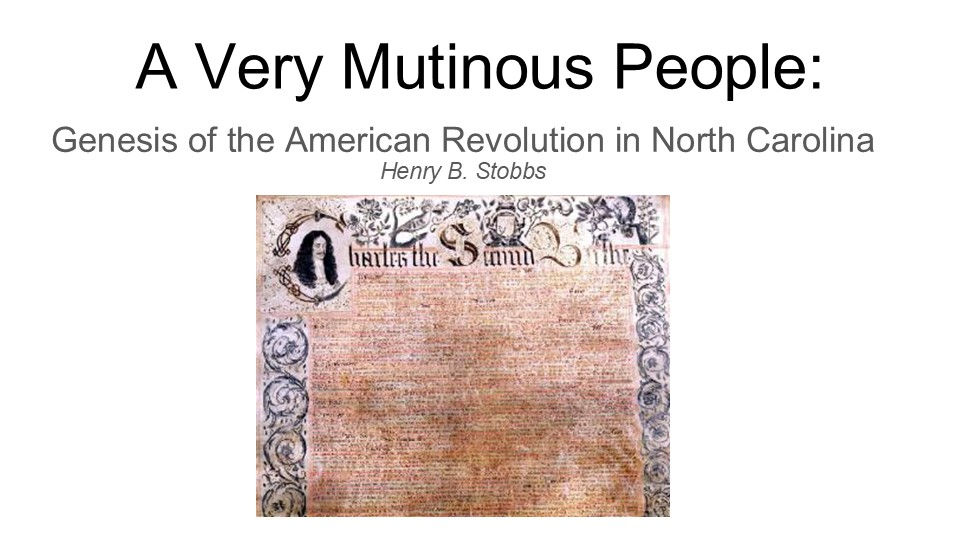 Presentation: A Very Mutinous People