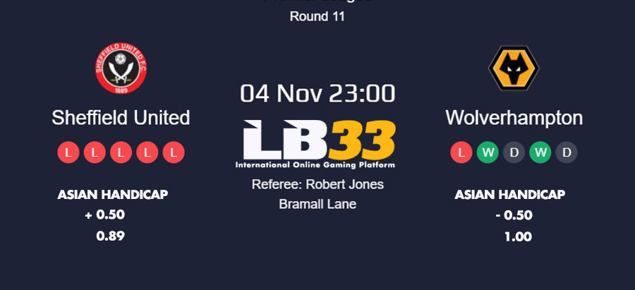 Sheffield United vs Wolverhampton ( Match 11 )