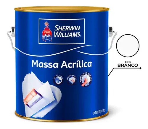 Massa Acrílica Branco Metalatex Sherwin-Williams 1,5Kg