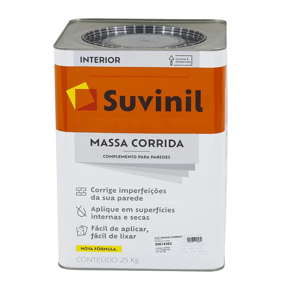Suvinil Massa Corrida 25kg em Lauro de Freitas Ba Lider Material de Construção