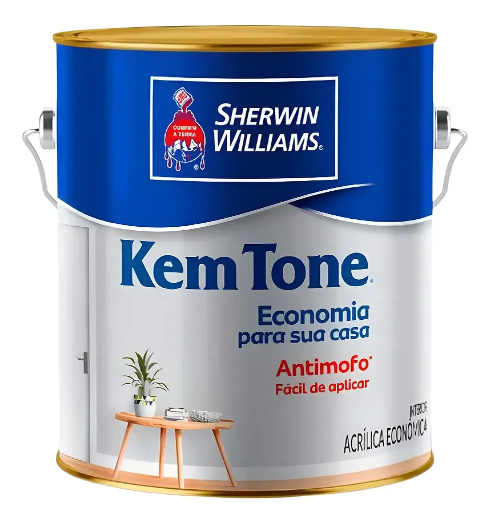 Tintas Acrilica Sherwin Willians Kemtone (economica) 3,6l RI9820  Melhores preços, rapidez na entrega qualidade, ofertas e pr