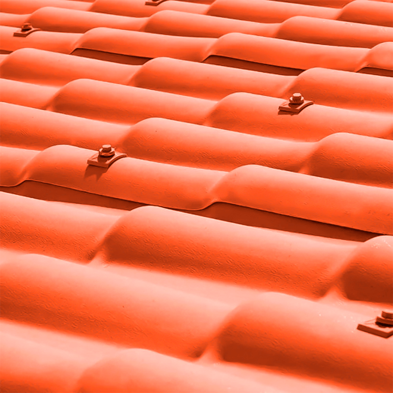 Kit Parafuso Vedação Fixação Telha Colonial Afort Terracota pacote com 20 Und