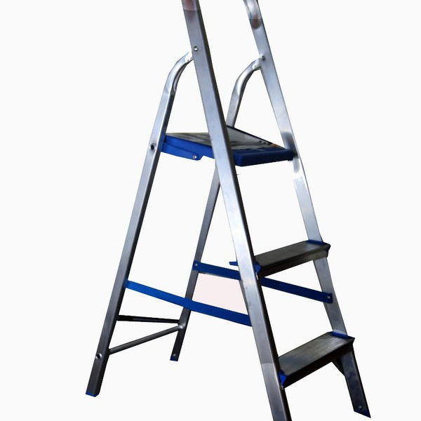 Escada Alumínio 3 Degraus - Líder Escadas
