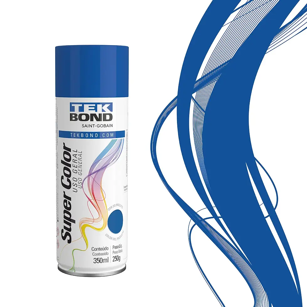Tinta Spray Tekbond Uso Geral Azul 350ml