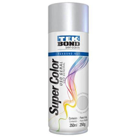 Tinta spray uso geral aluminio 350ml/250g - TEK BOND

