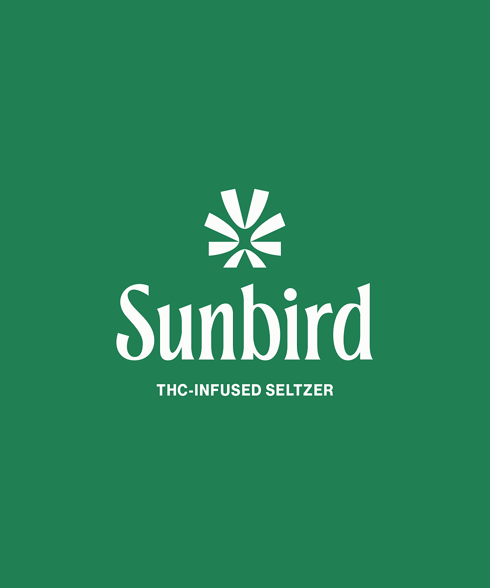 Logo design for Sunbird THC seltzer company
