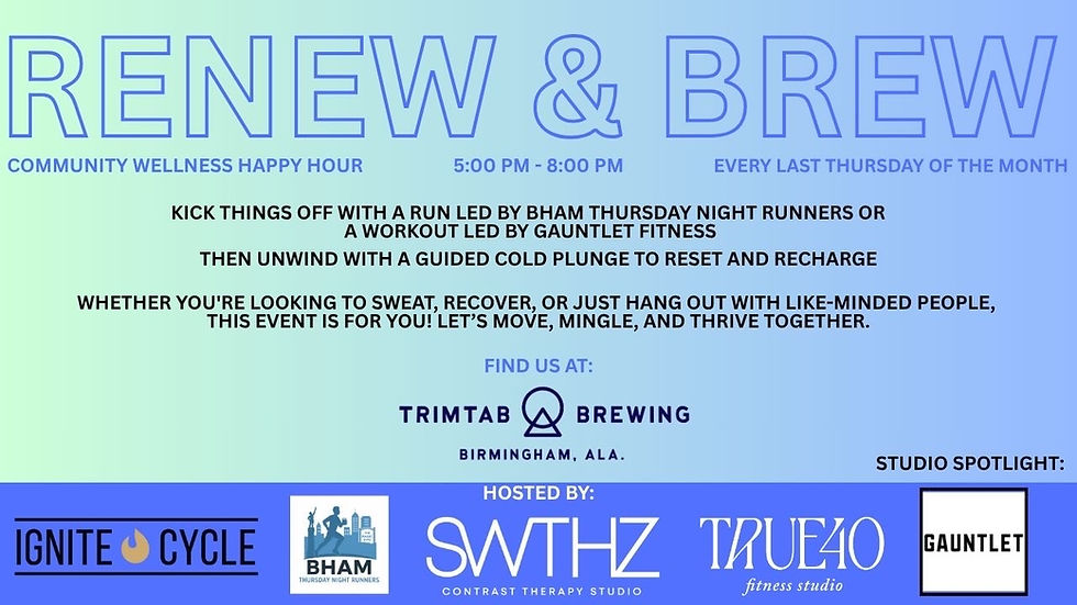 Renew & Brew Wellness Happy Hour
